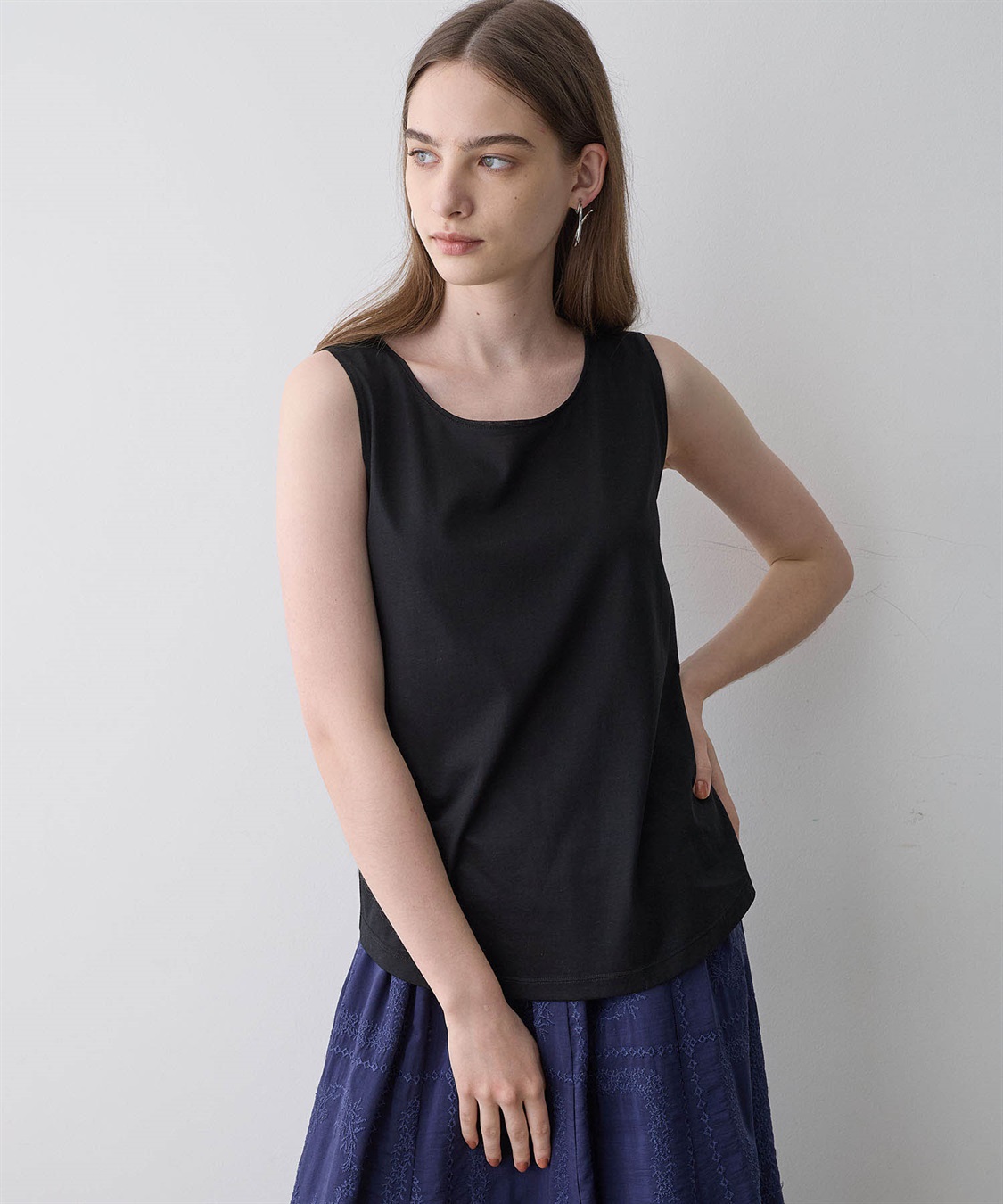 LE SOUK HOLIDAY クルーネックタンクトップ_sub_4