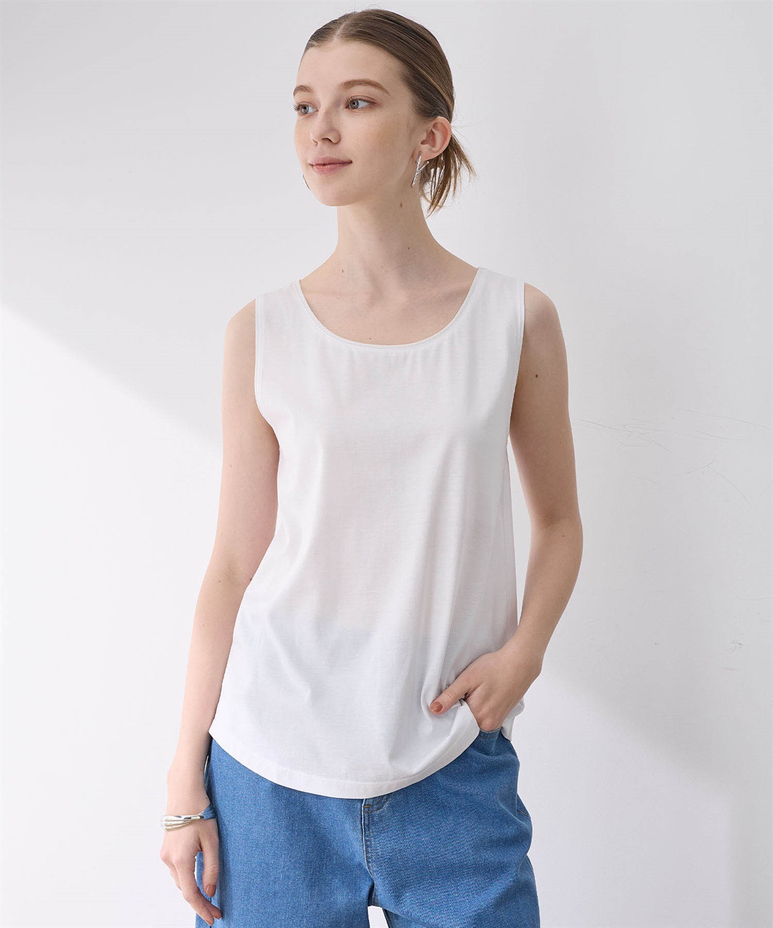 LE SOUK HOLIDAY クルーネックタンクトップ_sub_7