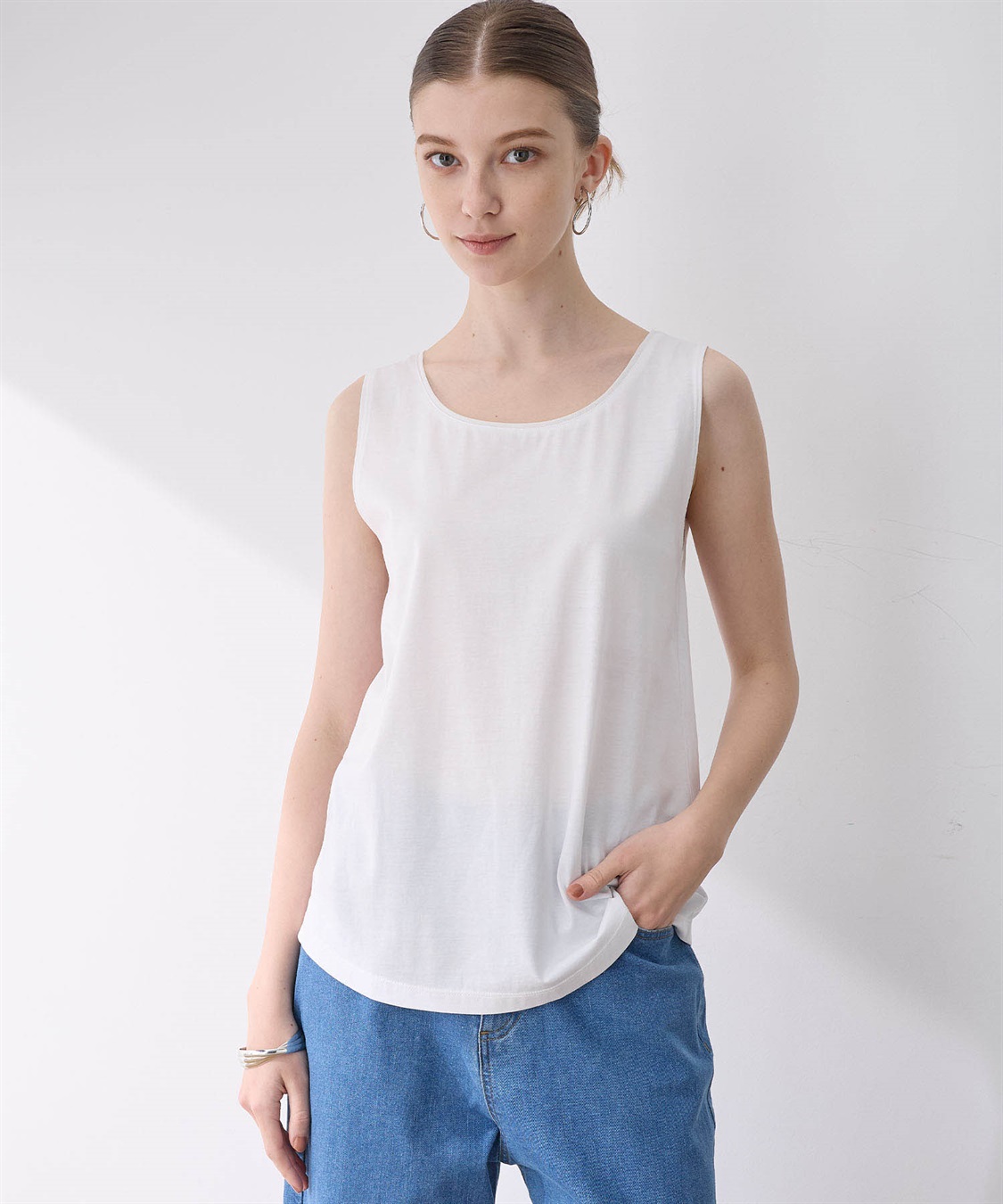 LE SOUK HOLIDAY クルーネックタンクトップ_sub_8