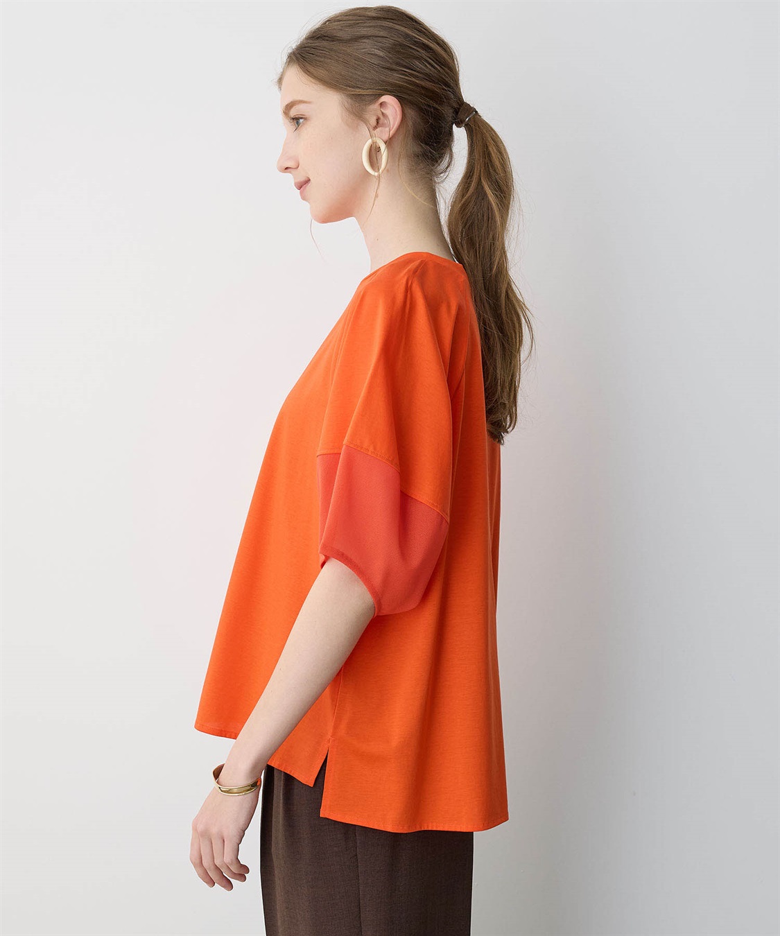 LE SOUK HOLIDAY 【接触冷感】ランタンスリーブプルオーバー_sub_7