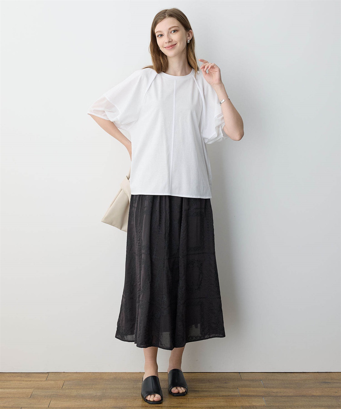 LE SOUK HOLIDAY 【接触冷感】ランタンスリーブプルオーバー_sub_19