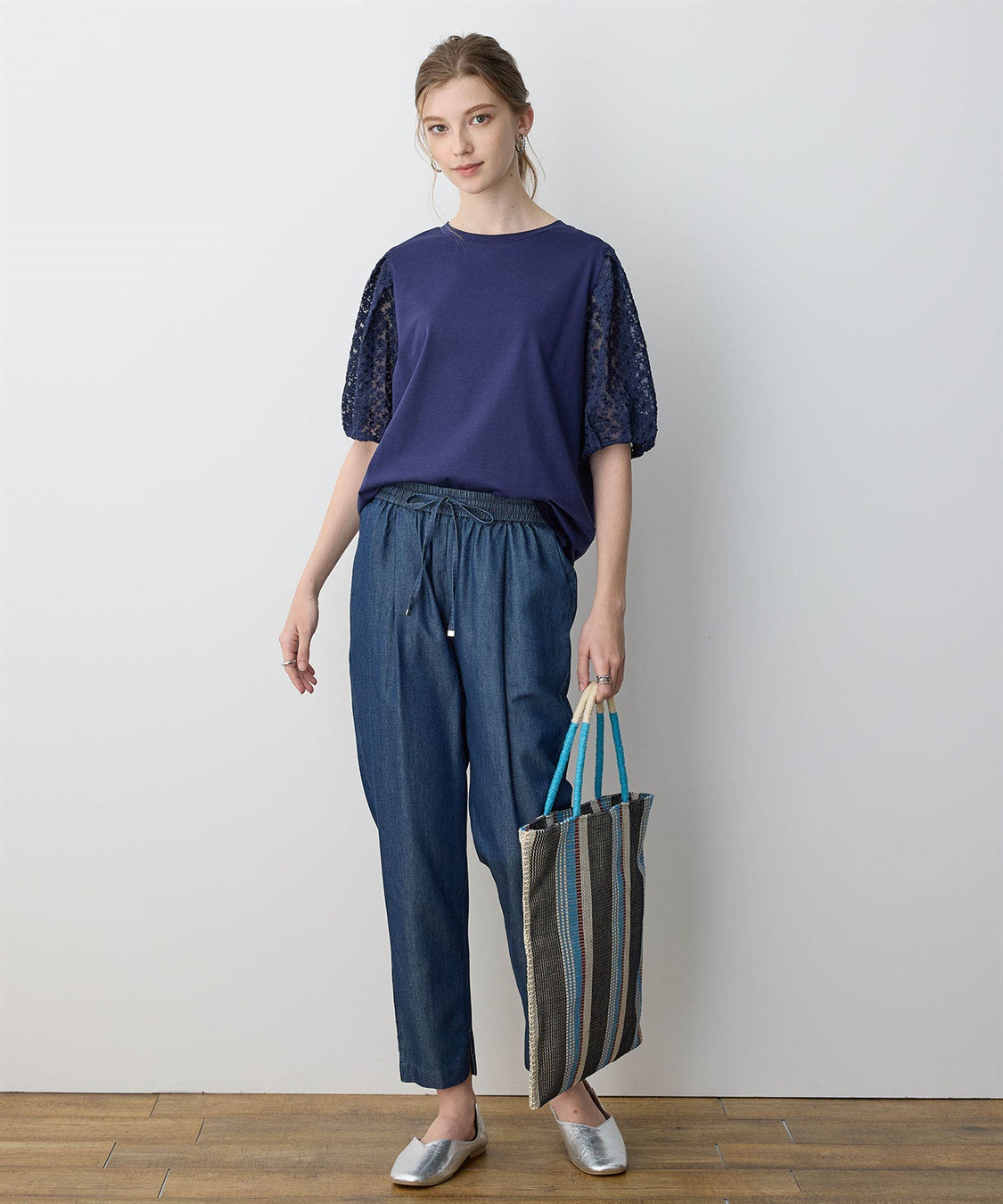 LE SOUK HOLIDAY 花柄チュールプルオーバー【接触冷感】_sub_4