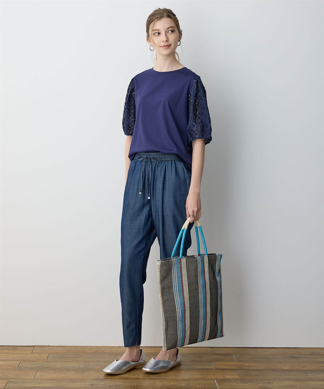 LE SOUK HOLIDAY 花柄チュールプルオーバー【接触冷感】_sub_5