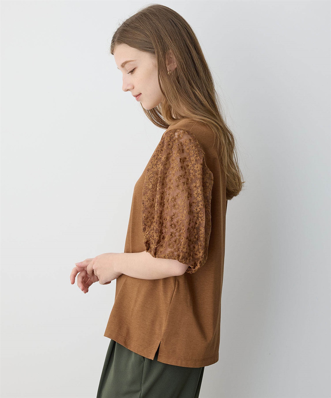 LE SOUK HOLIDAY 花柄チュールプルオーバー【接触冷感】_sub_24
