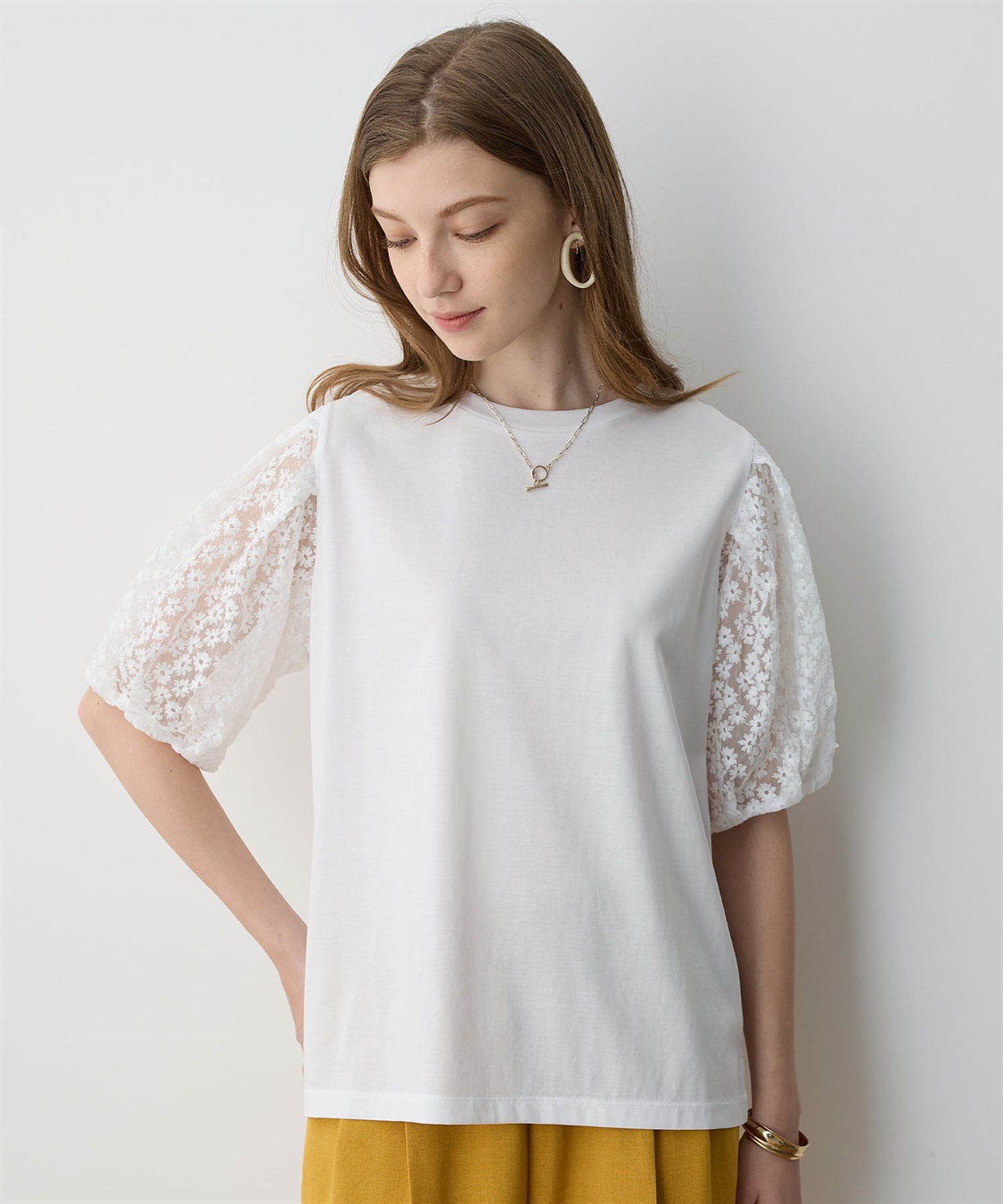 LE SOUK HOLIDAY 花柄チュールプルオーバー【接触冷感】_sub_27