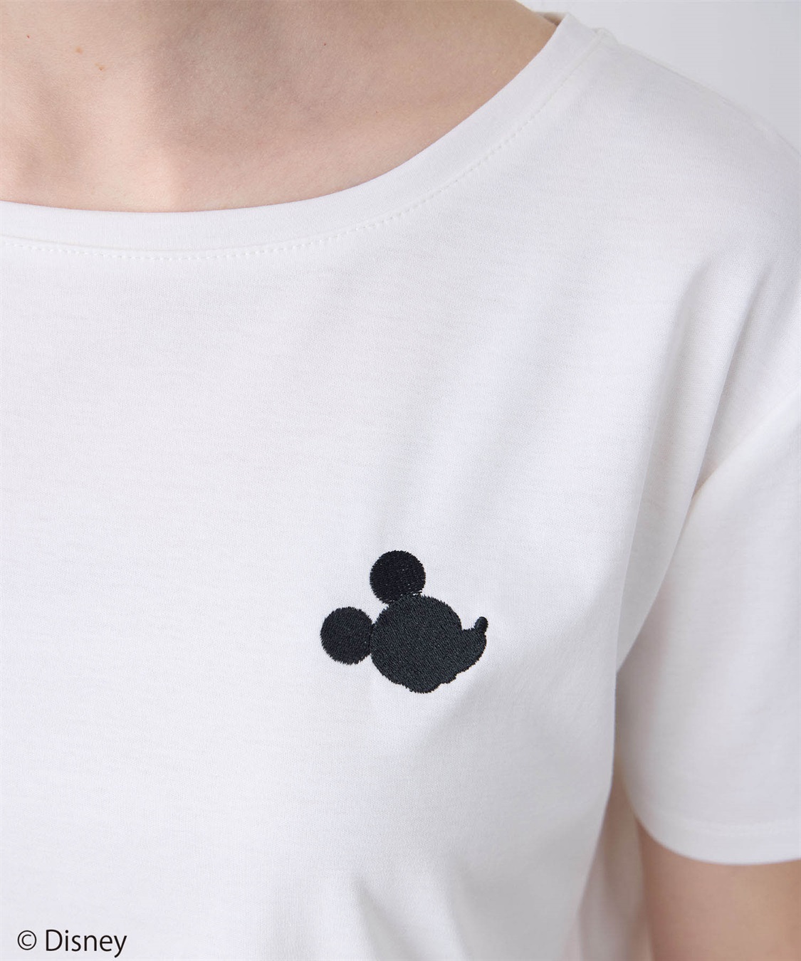 LE SOUK HOLIDAY Mickey Mouse／刺しゅうTシャツ_sub_15