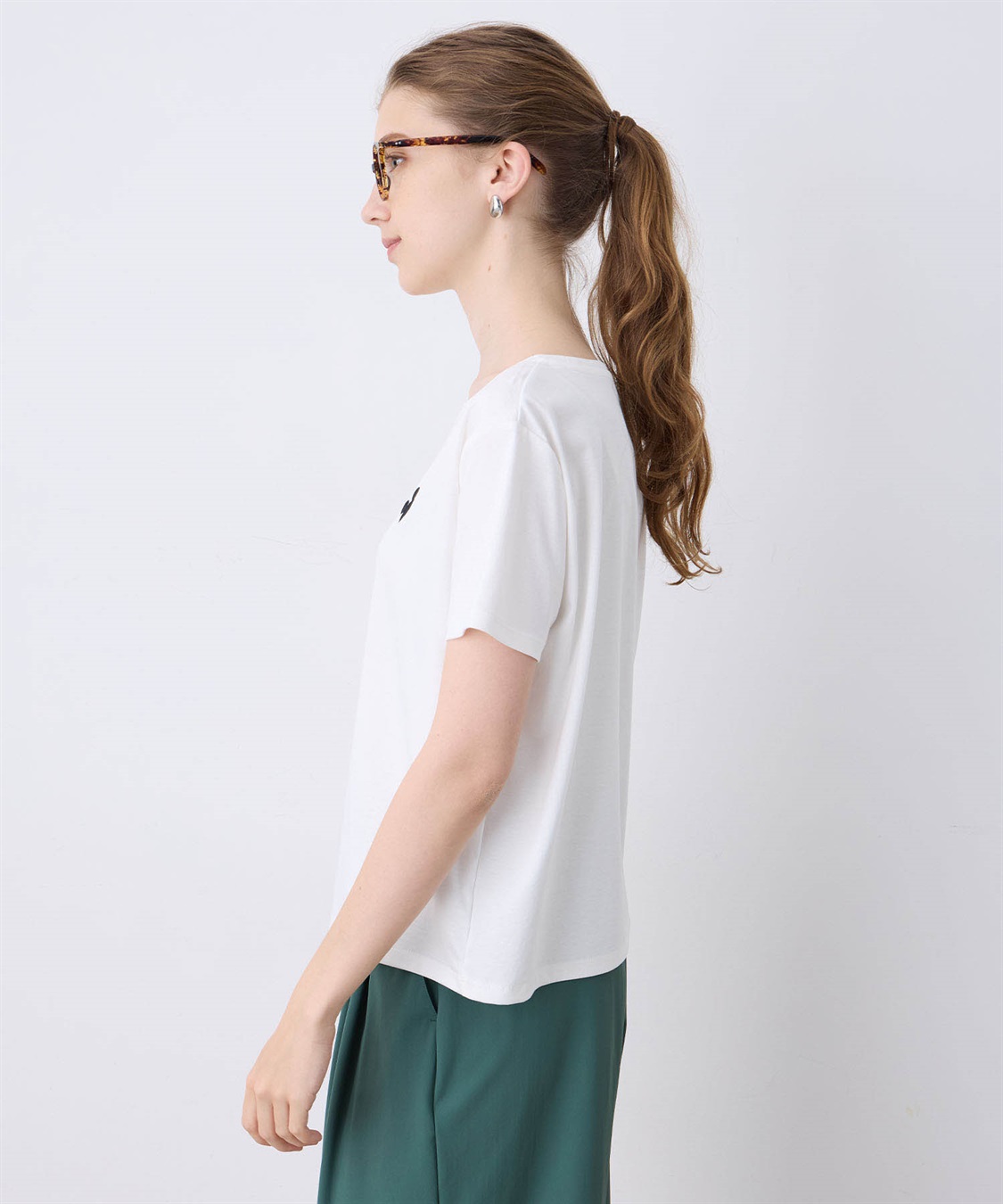 LE SOUK HOLIDAY Mickey Mouse／刺しゅうTシャツ_sub_20