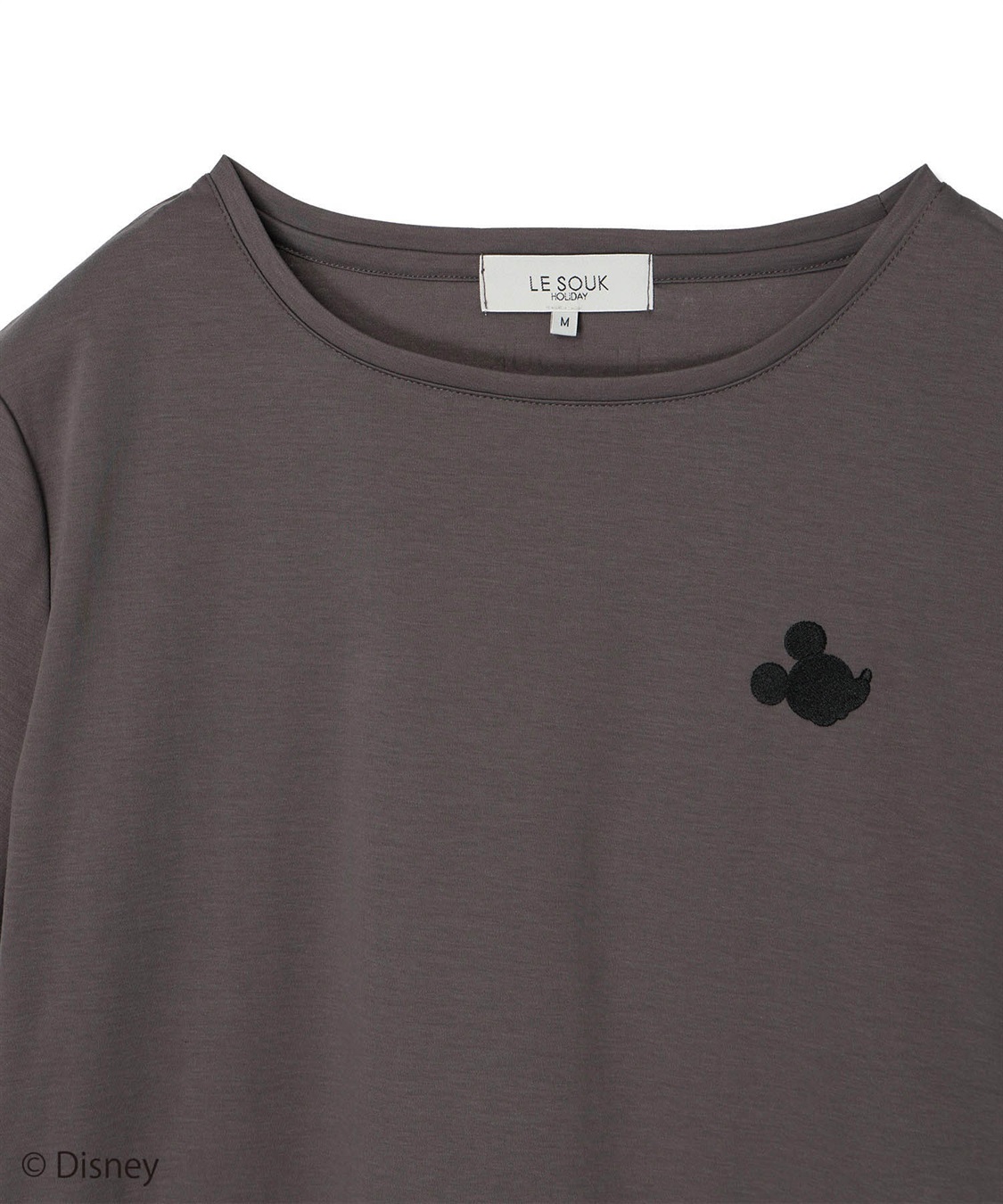 LE SOUK HOLIDAY Mickey Mouse／刺しゅうTシャツ_sub_23