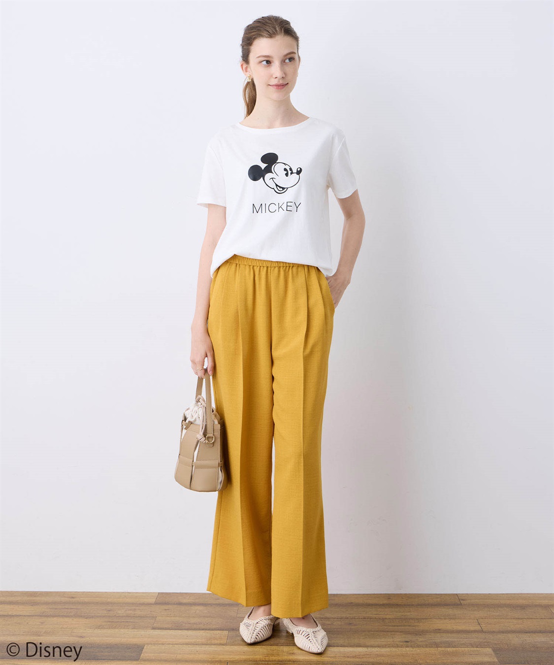 LE SOUK HOLIDAY Mickey Mouse／ロゴTシャツ_sub_13