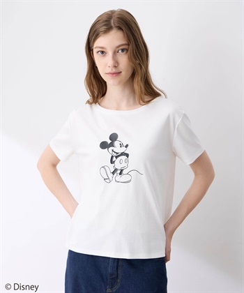 LE SOUK HOLIDAY Mickey Mouse／モチーフTシャツ_subthumb_1