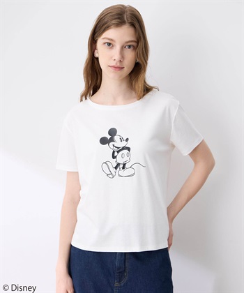 LE SOUK HOLIDAY Mickey Mouse／モチーフTシャツ_subthumb_2