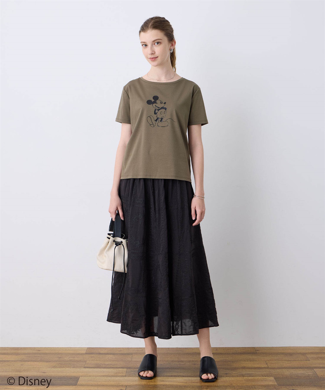 LE SOUK HOLIDAY Mickey Mouse／モチーフTシャツ_sub_9