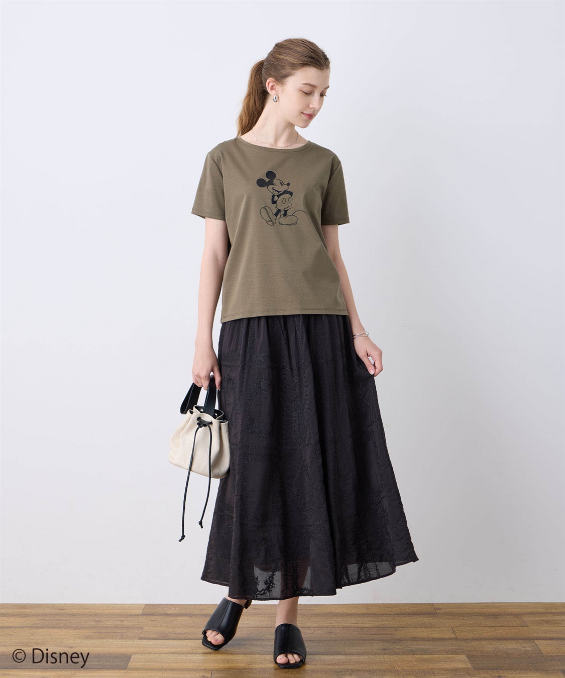 LE SOUK HOLIDAY Mickey Mouse／モチーフTシャツ_sub_10