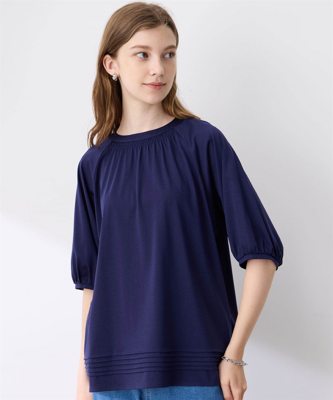 LE SOUK HOLIDAY 裾ピンタックプルオーバー_sub_7