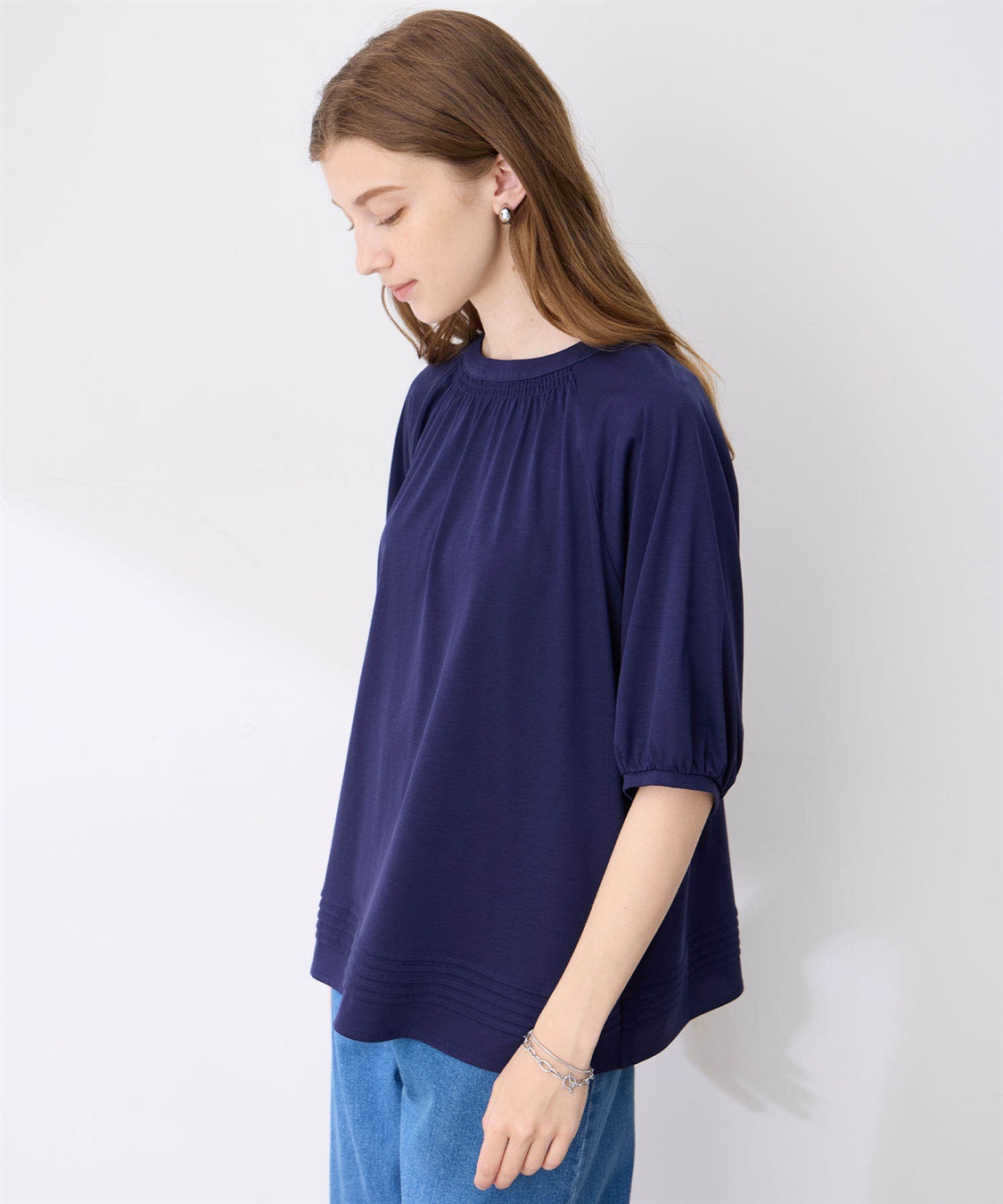 LE SOUK HOLIDAY 裾ピンタックプルオーバー_sub_8