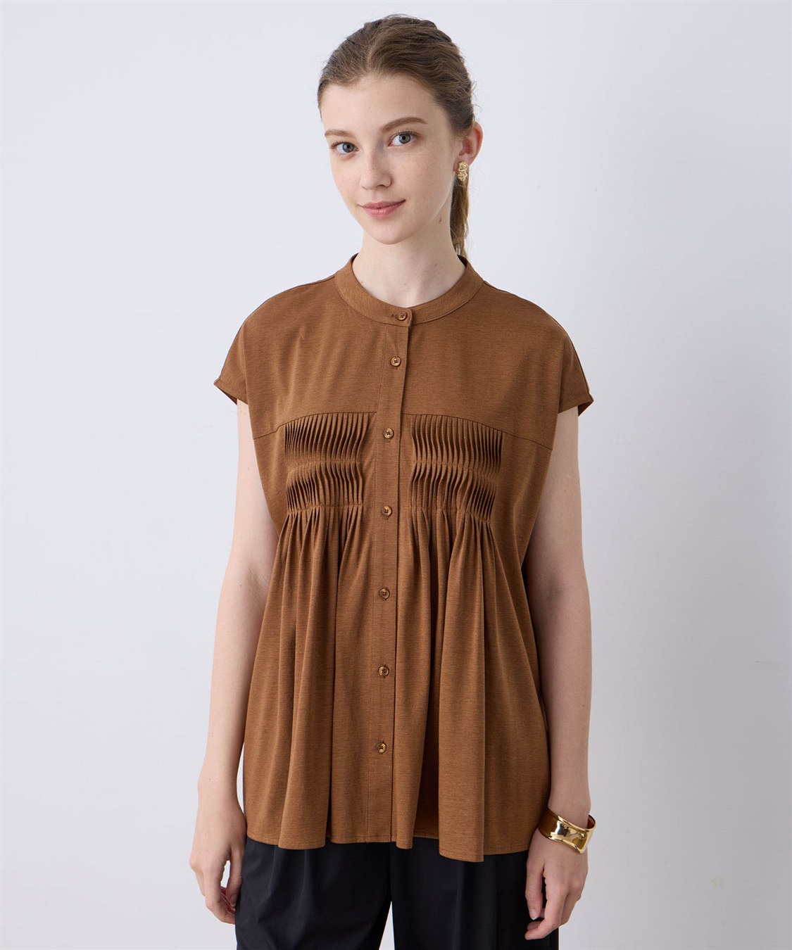 LE SOUK HOLIDAY タックブラウス_sub_2