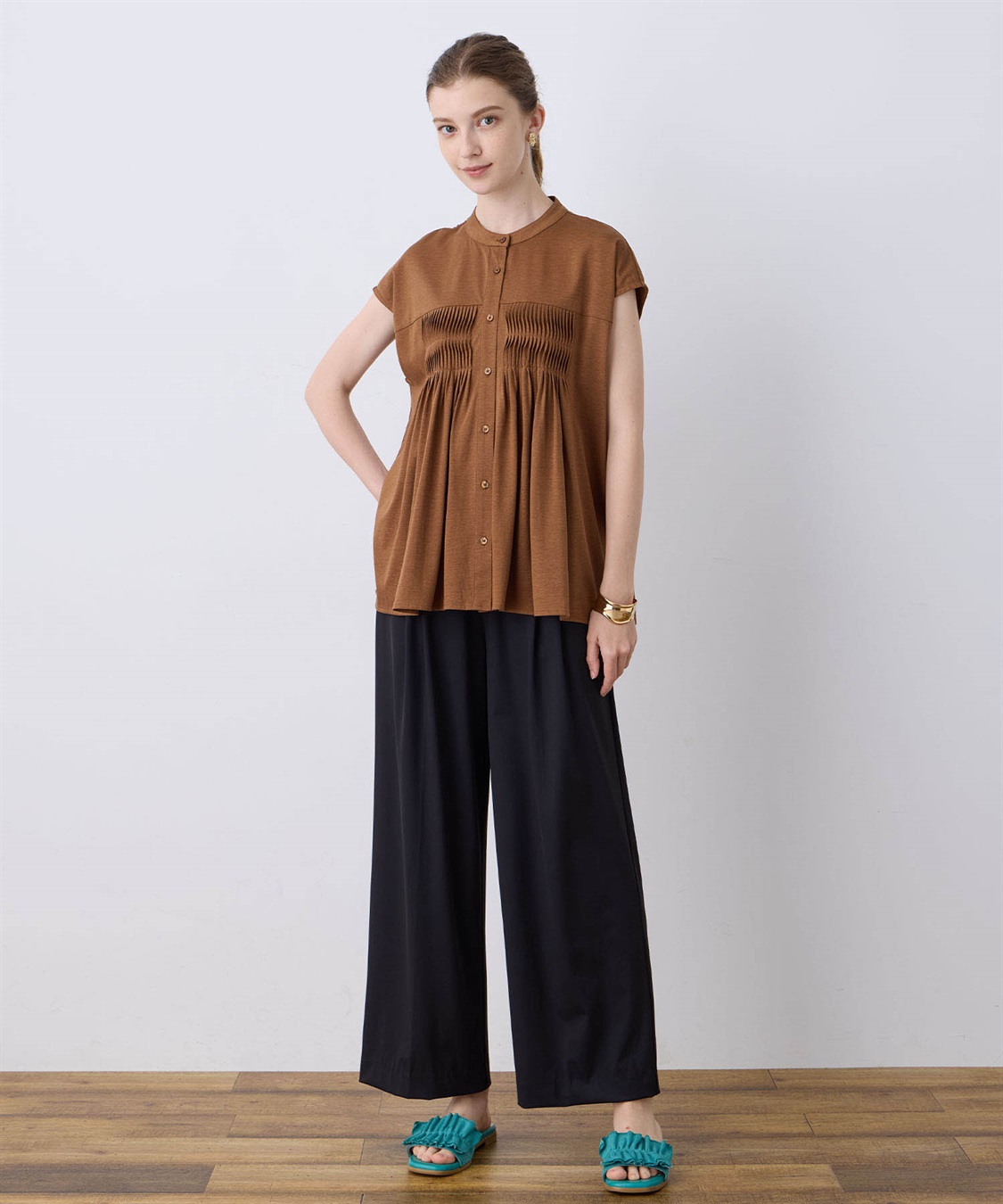 LE SOUK HOLIDAY タックブラウス_sub_4