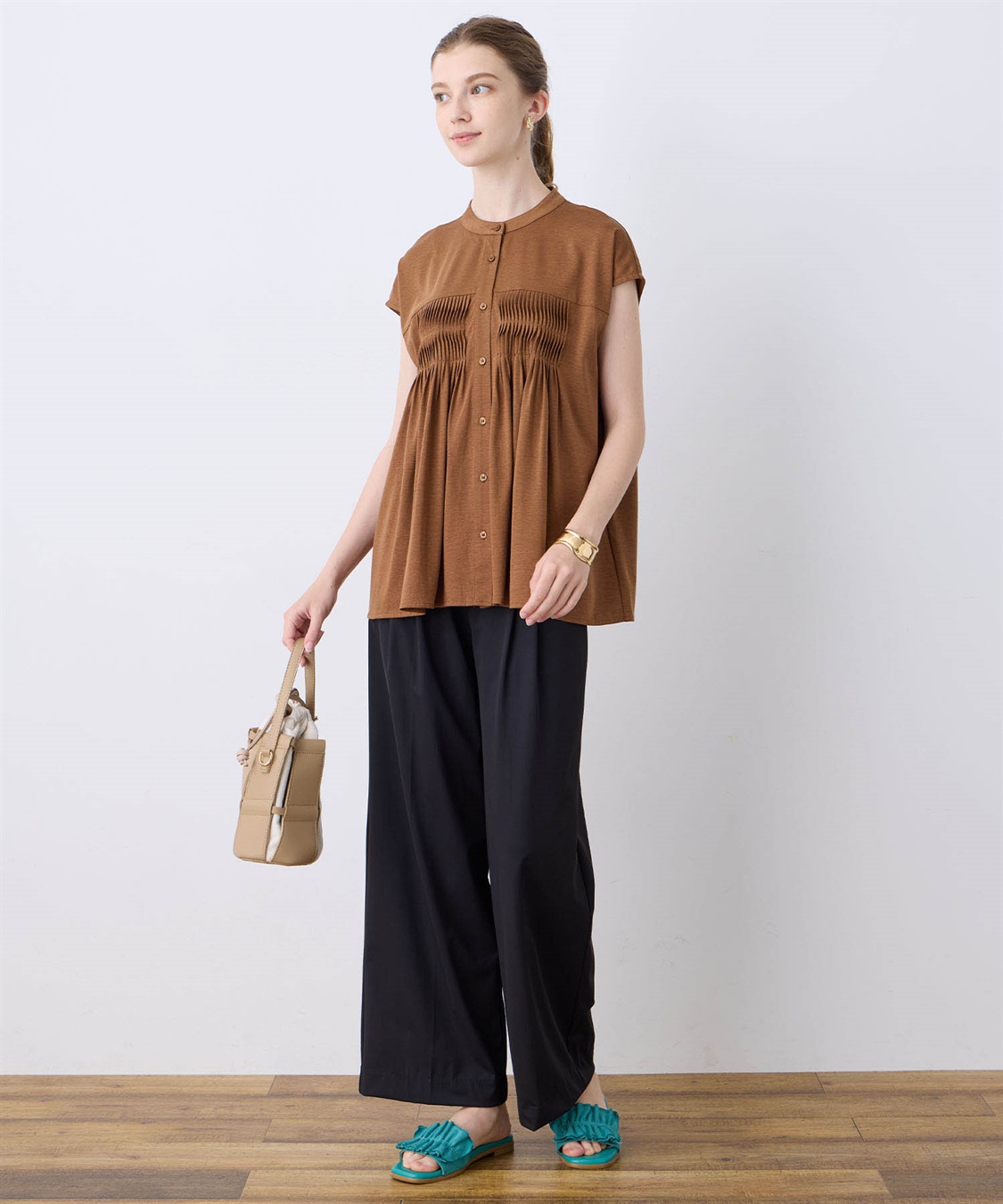 LE SOUK HOLIDAY タックブラウス_sub_5