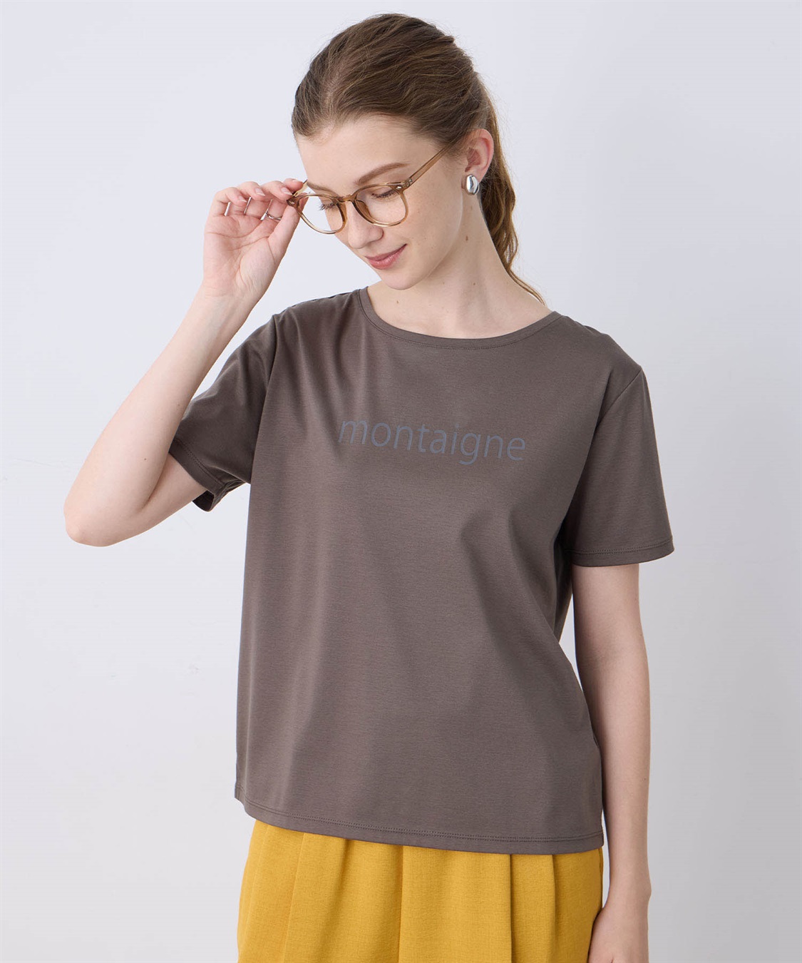 LE SOUK HOLIDAY 【接触冷感】スムースロゴTシャツ_sub_6