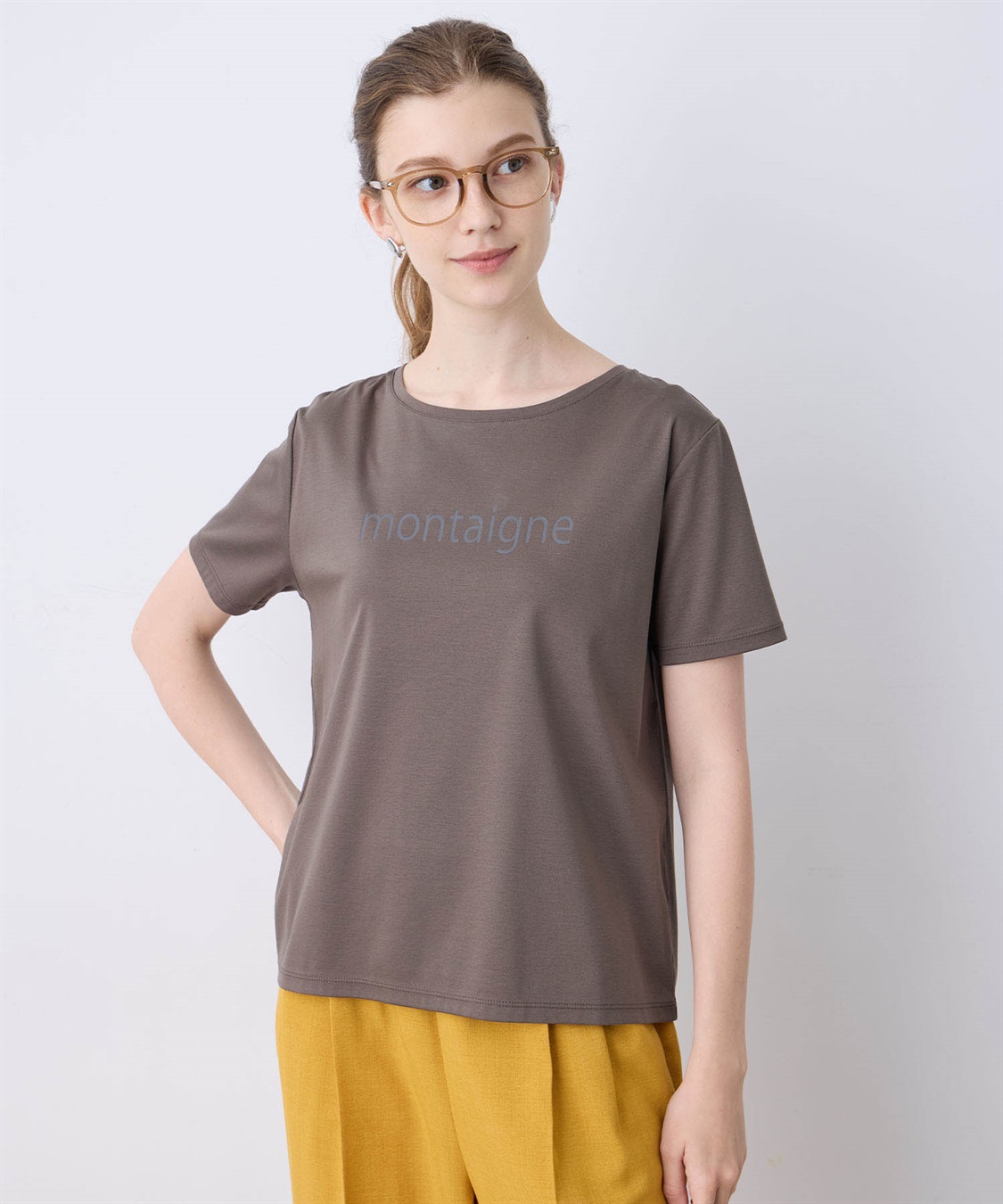 LE SOUK HOLIDAY 【接触冷感】スムースロゴTシャツ_sub_7