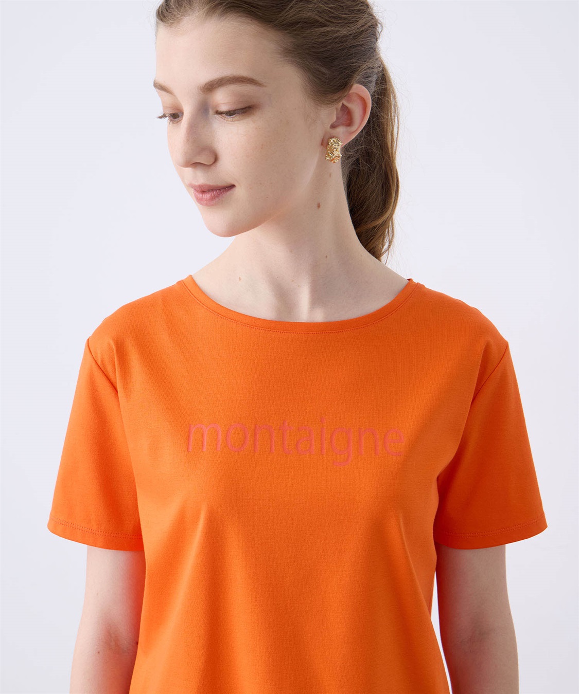 LE SOUK HOLIDAY 【接触冷感】スムースロゴTシャツ_sub_20