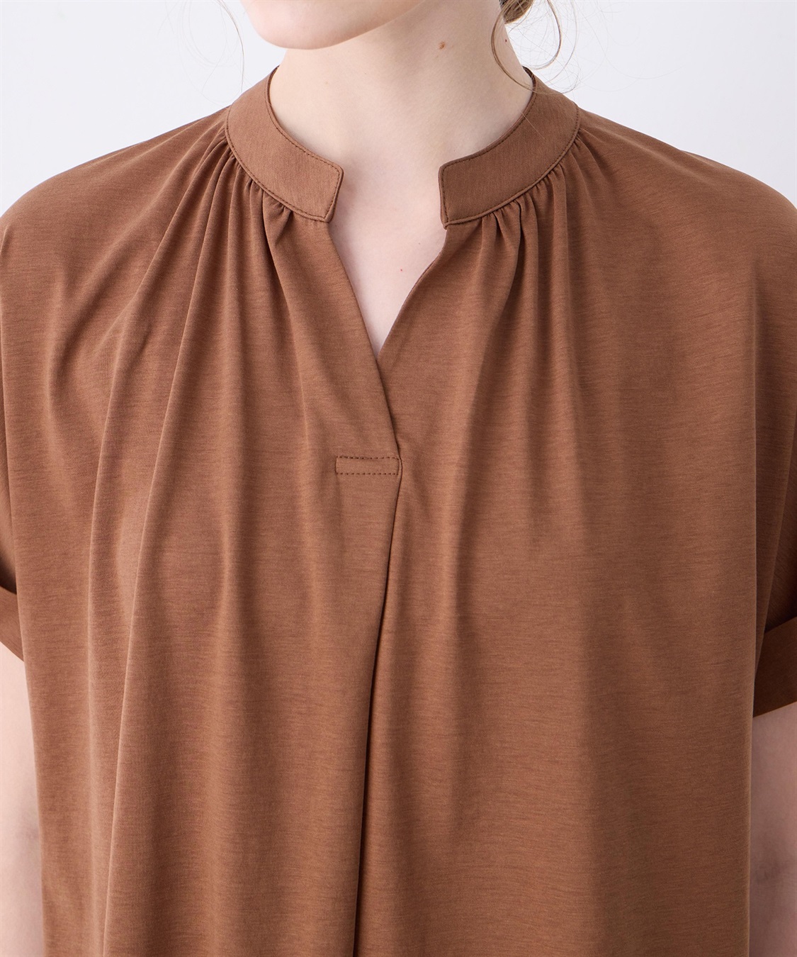 LE SOUK HOLIDAY 【接触冷感】ギャザースキッパーブラウス_sub_17