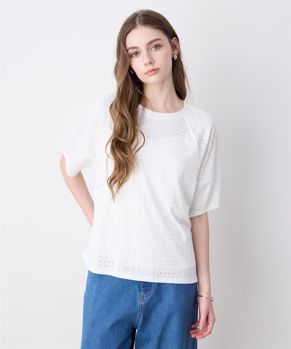 LE SOUK HOLIDAY カットレースランタンスリーブプルオーバー_sub_5