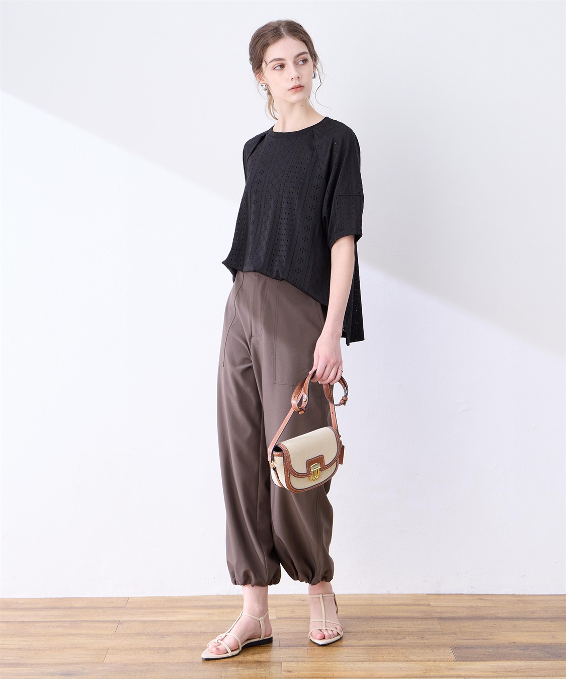 LE SOUK HOLIDAY カットレースランタンスリーブプルオーバー_sub_12