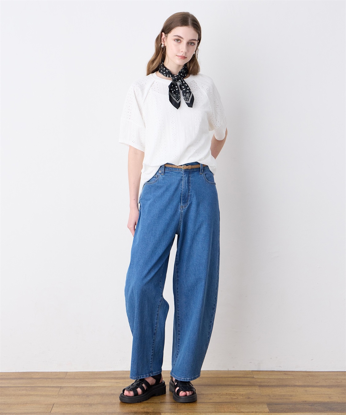 LE SOUK HOLIDAY カットレースランタンスリーブプルオーバー_sub_13