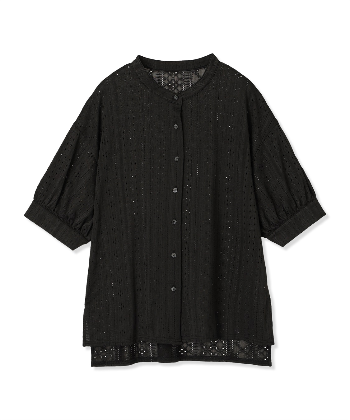 LE SOUK HOLIDAY カットワークレースバンドカラーブラウス_sub_21