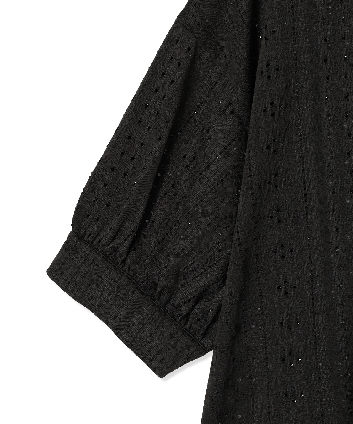 LE SOUK HOLIDAY カットワークレースバンドカラーブラウス_sub_24