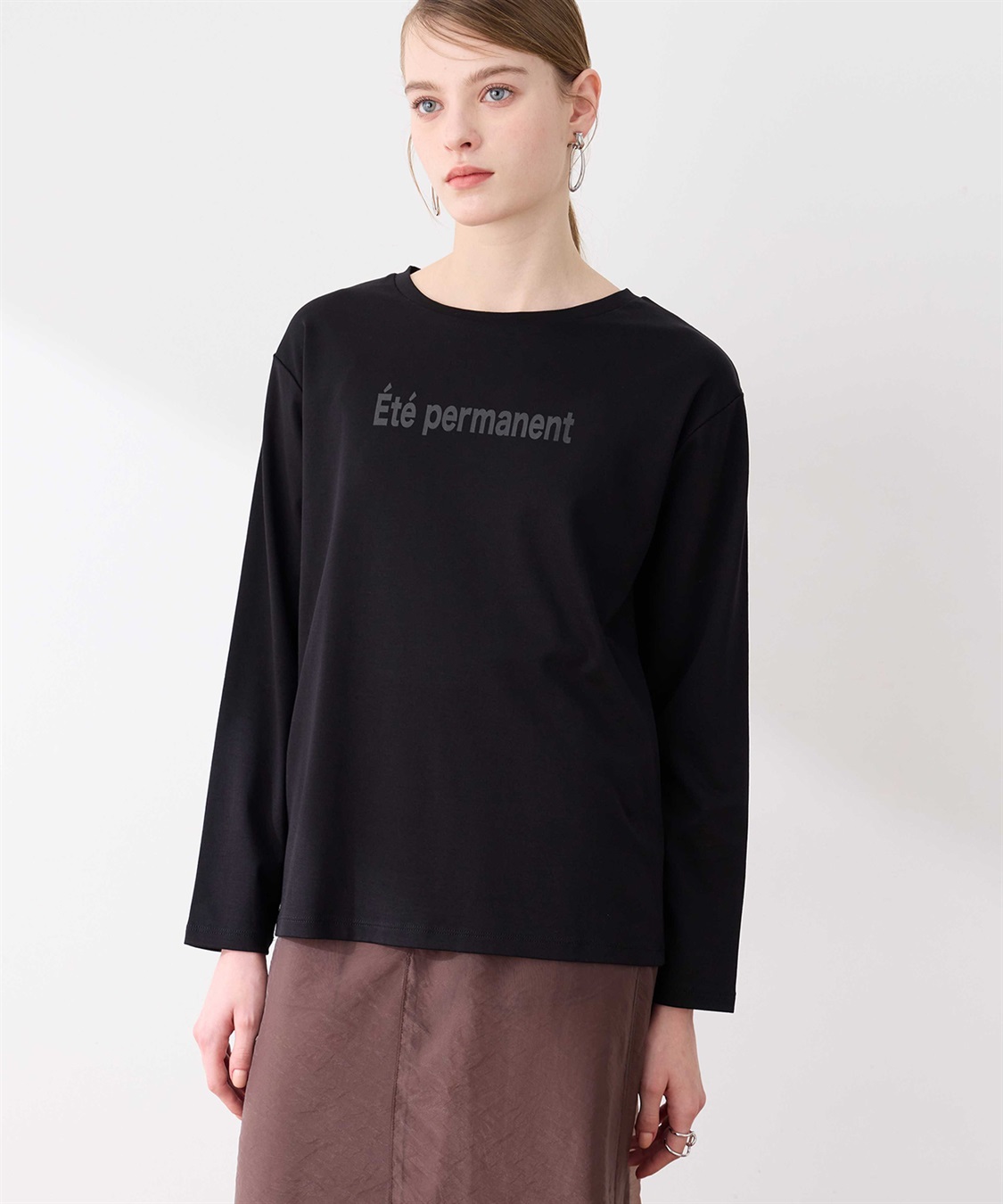 LE SOUK HOLIDAY ロゴプリントロンT_sub_3