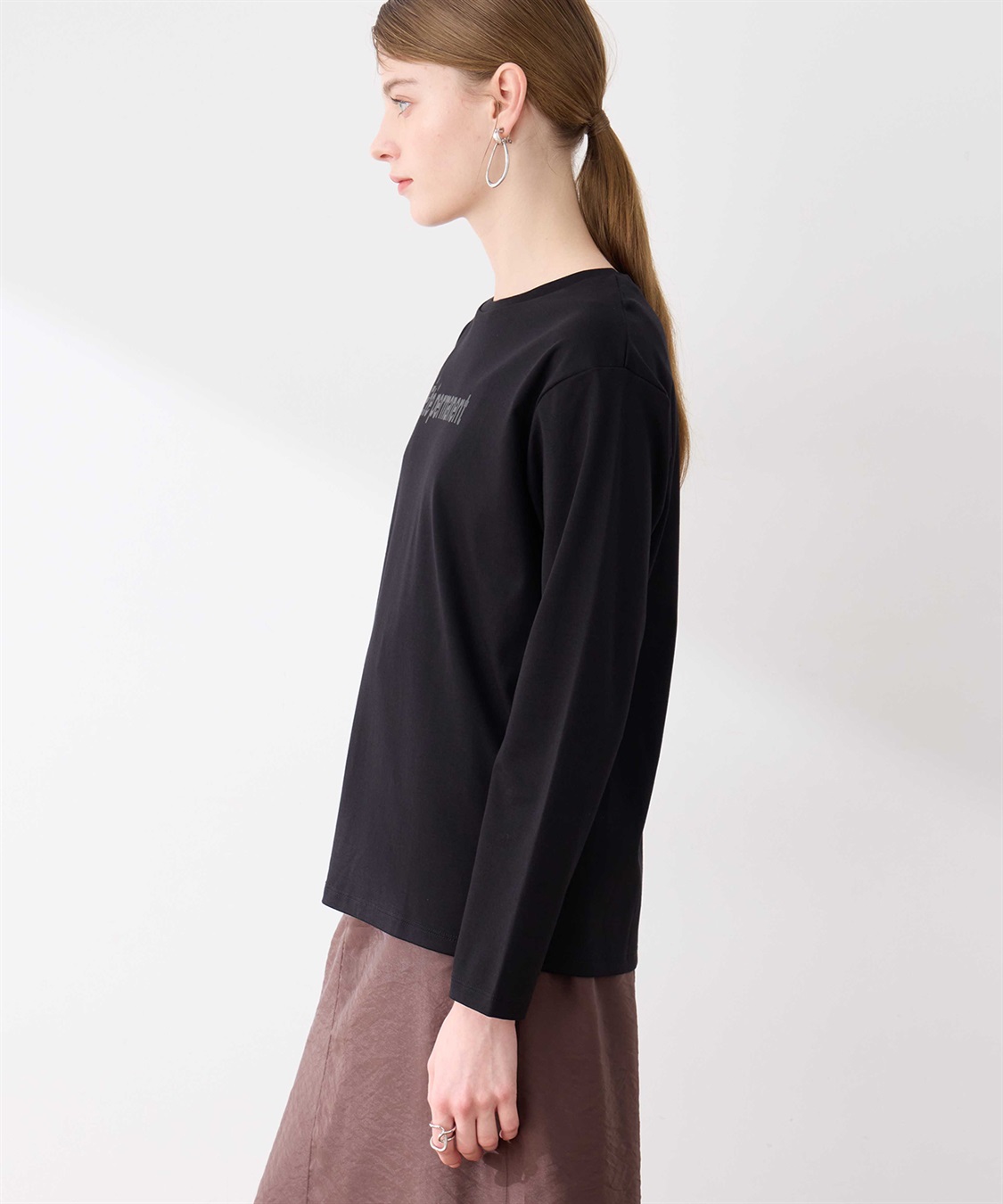 LE SOUK HOLIDAY ロゴプリントロンT_sub_5