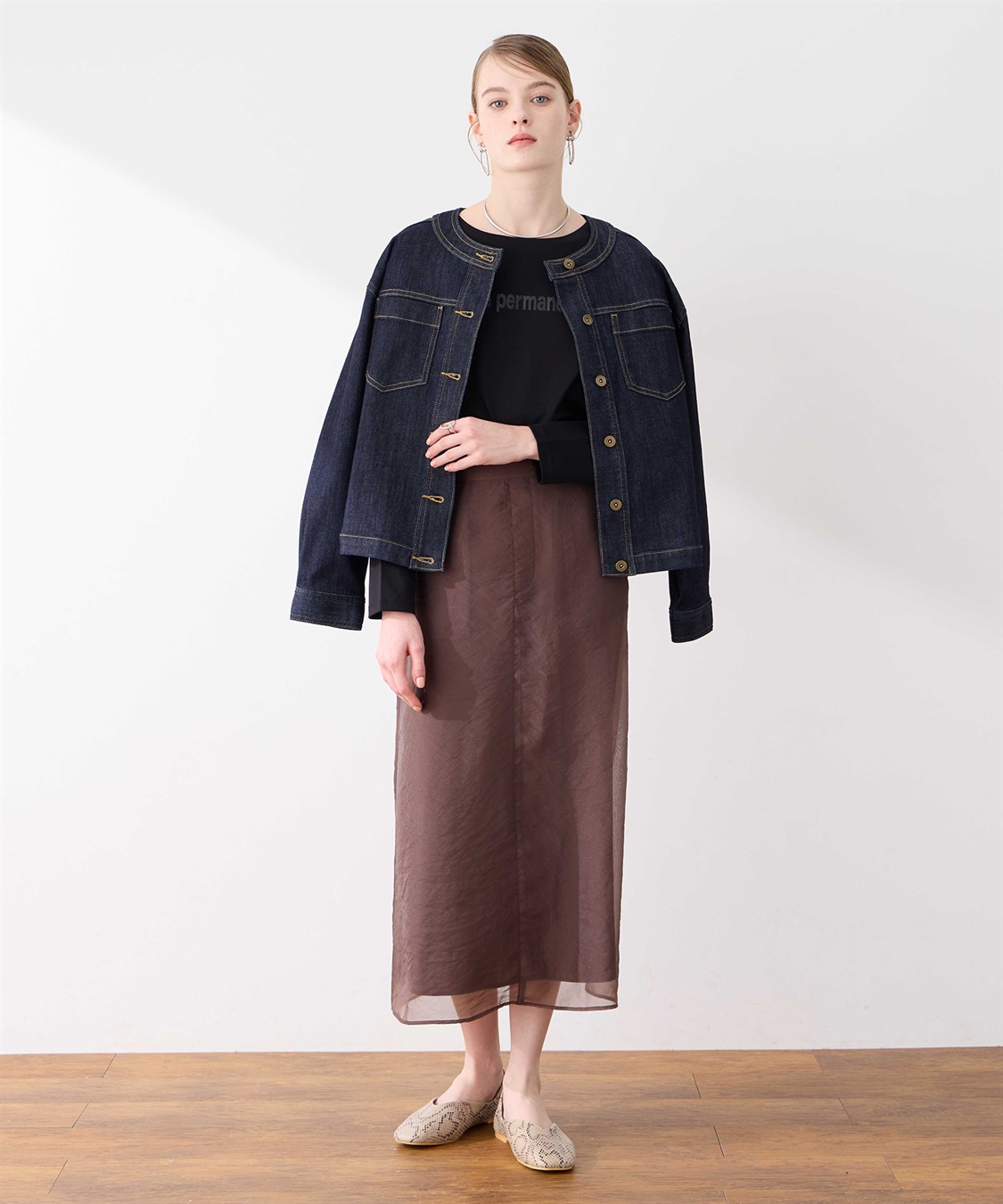 LE SOUK HOLIDAY ロゴプリントロンT_sub_7