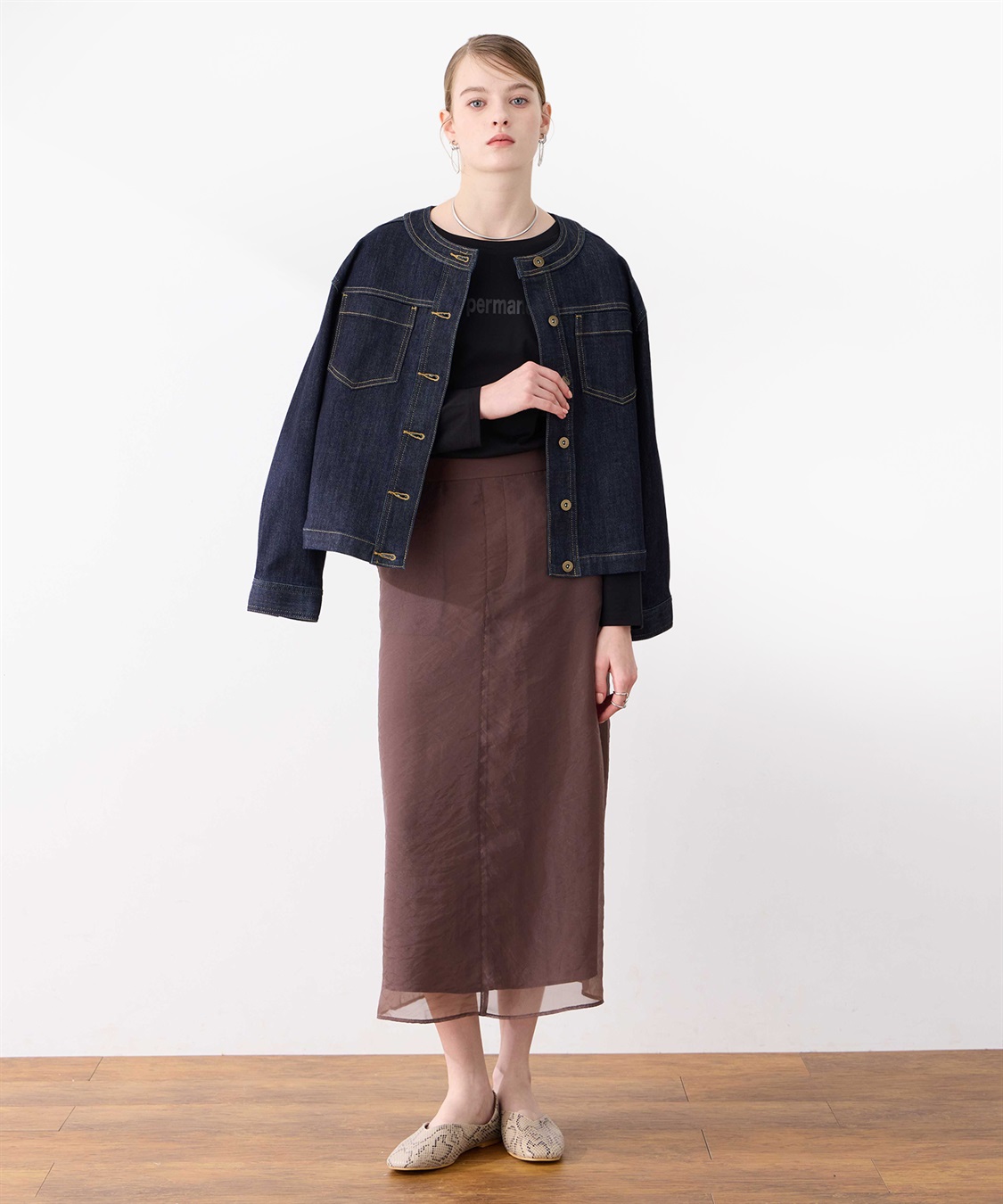 LE SOUK HOLIDAY ロゴプリントロンT_sub_9