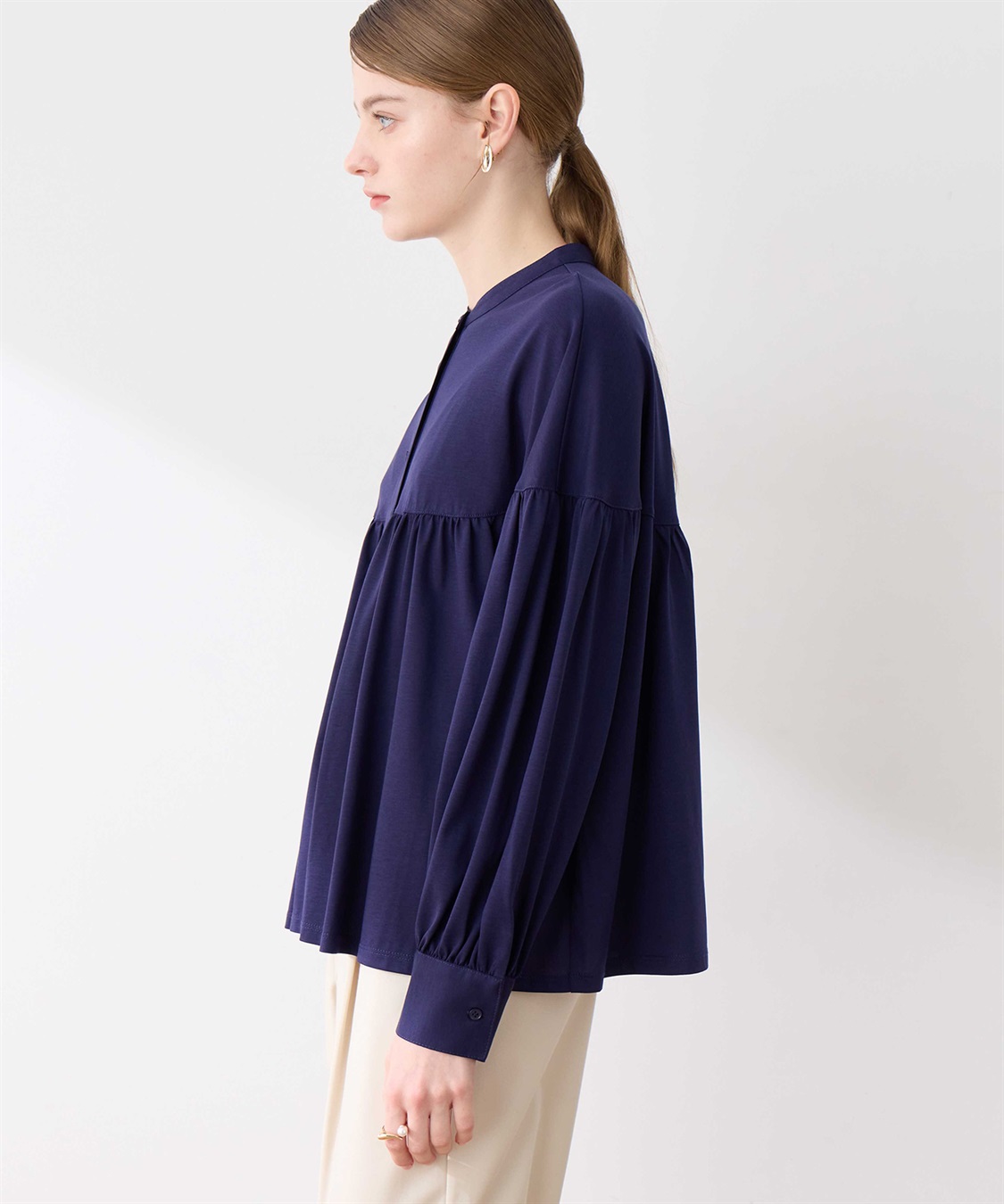 LE SOUK HOLIDAY ギャザーフレアブラウス_sub_3