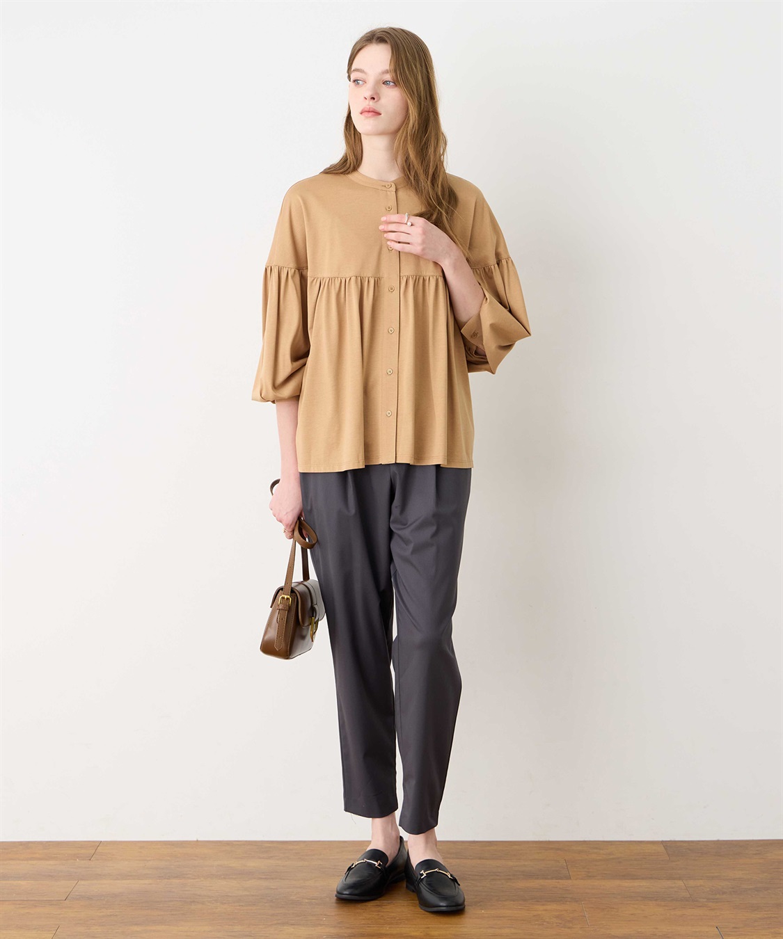 LE SOUK HOLIDAY ギャザーフレアブラウス_sub_13