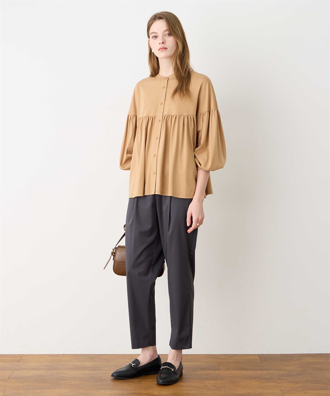 LE SOUK HOLIDAY ギャザーフレアブラウス_sub_14