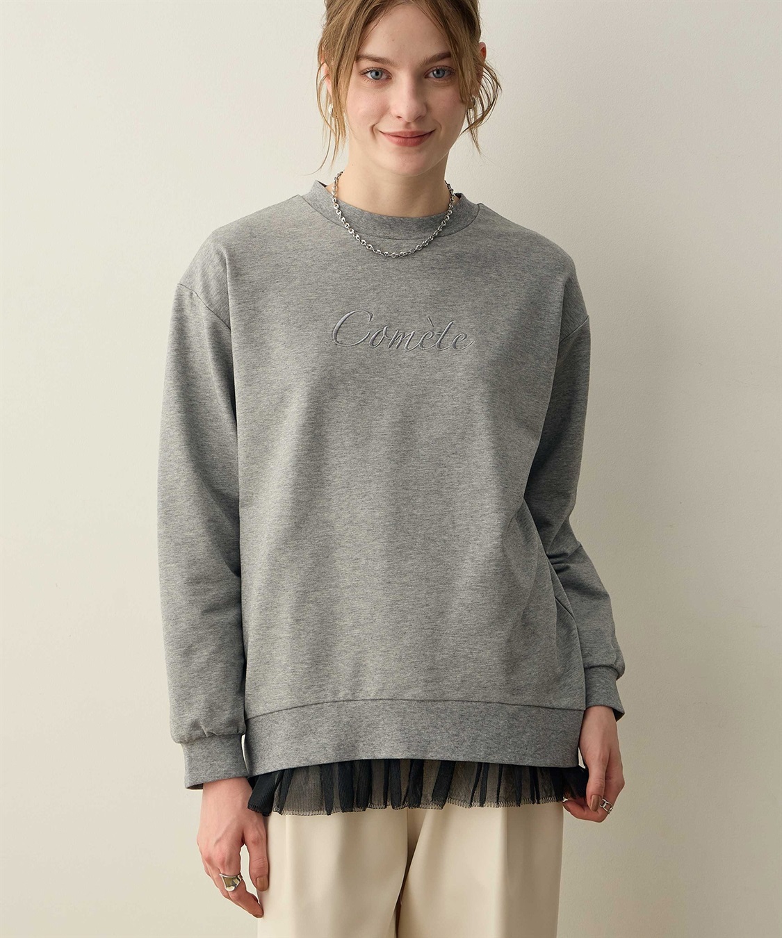 LE SOUK HOLIDAY 刺しゅうスウェット_sub_10