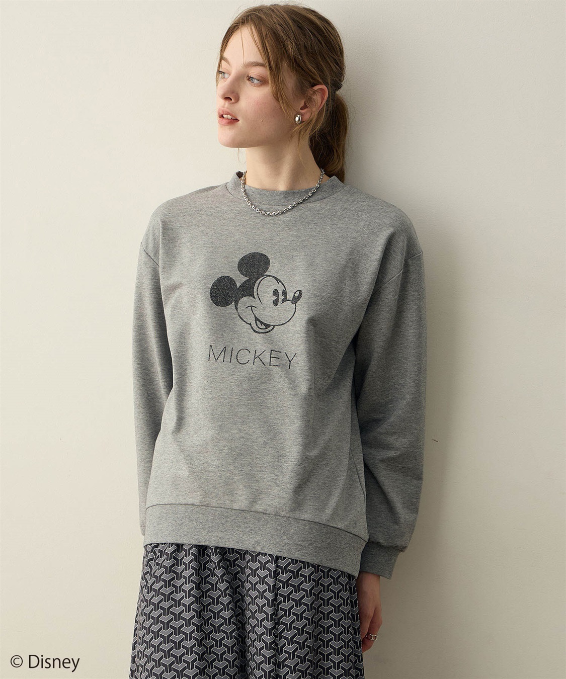 LE SOUK HOLIDAY Mickey Mouse／モチーフスウェット_sub_2