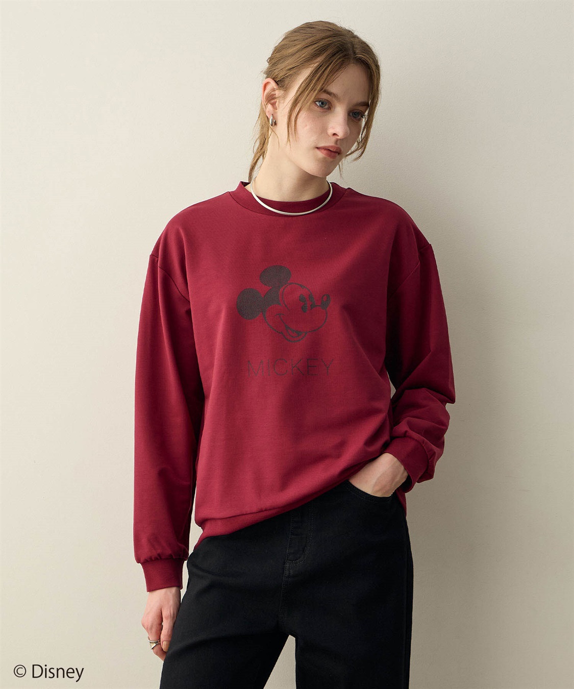 LE SOUK HOLIDAY Mickey Mouse／モチーフスウェット_sub_3