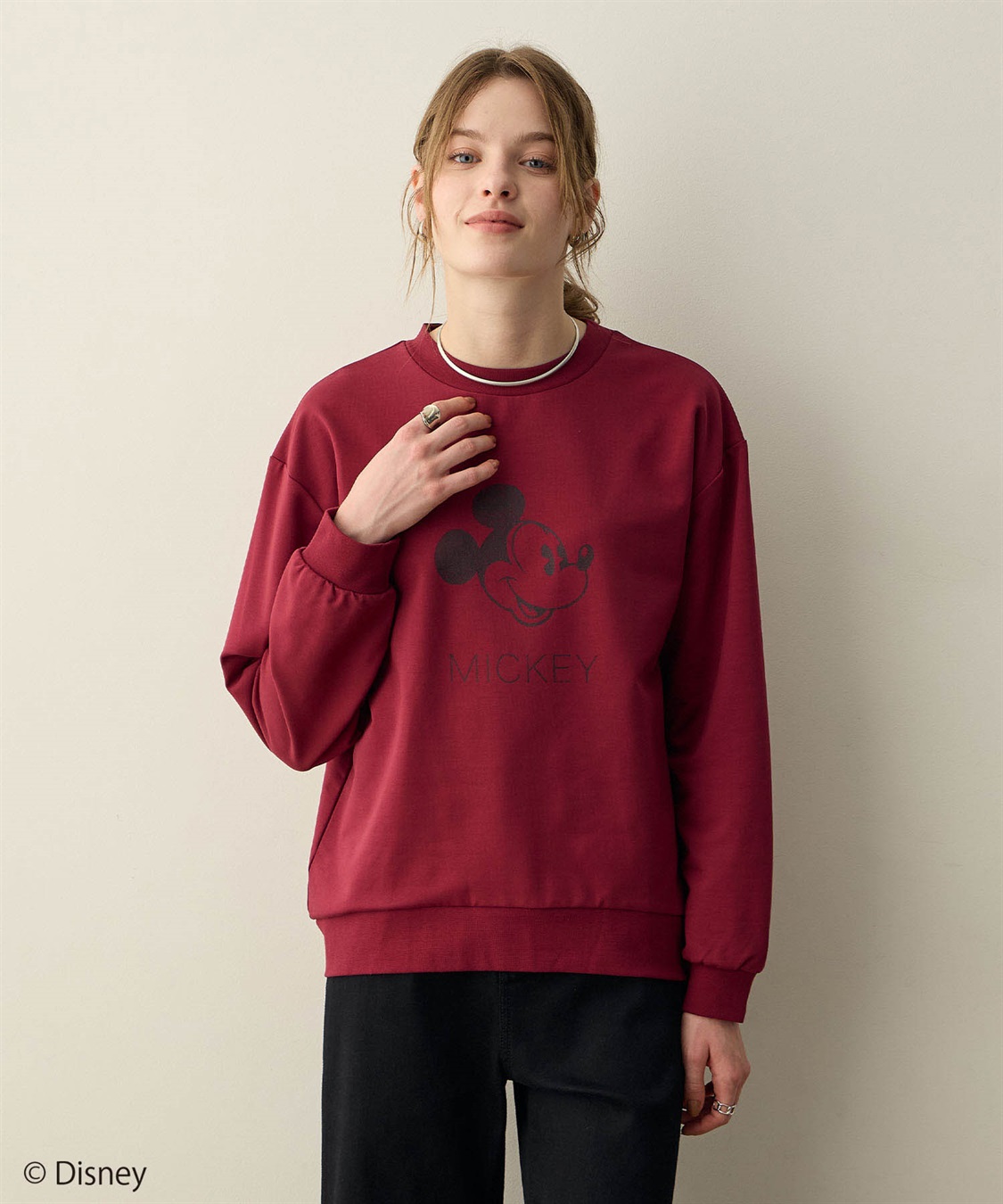LE SOUK HOLIDAY Mickey Mouse／モチーフスウェット_sub_4