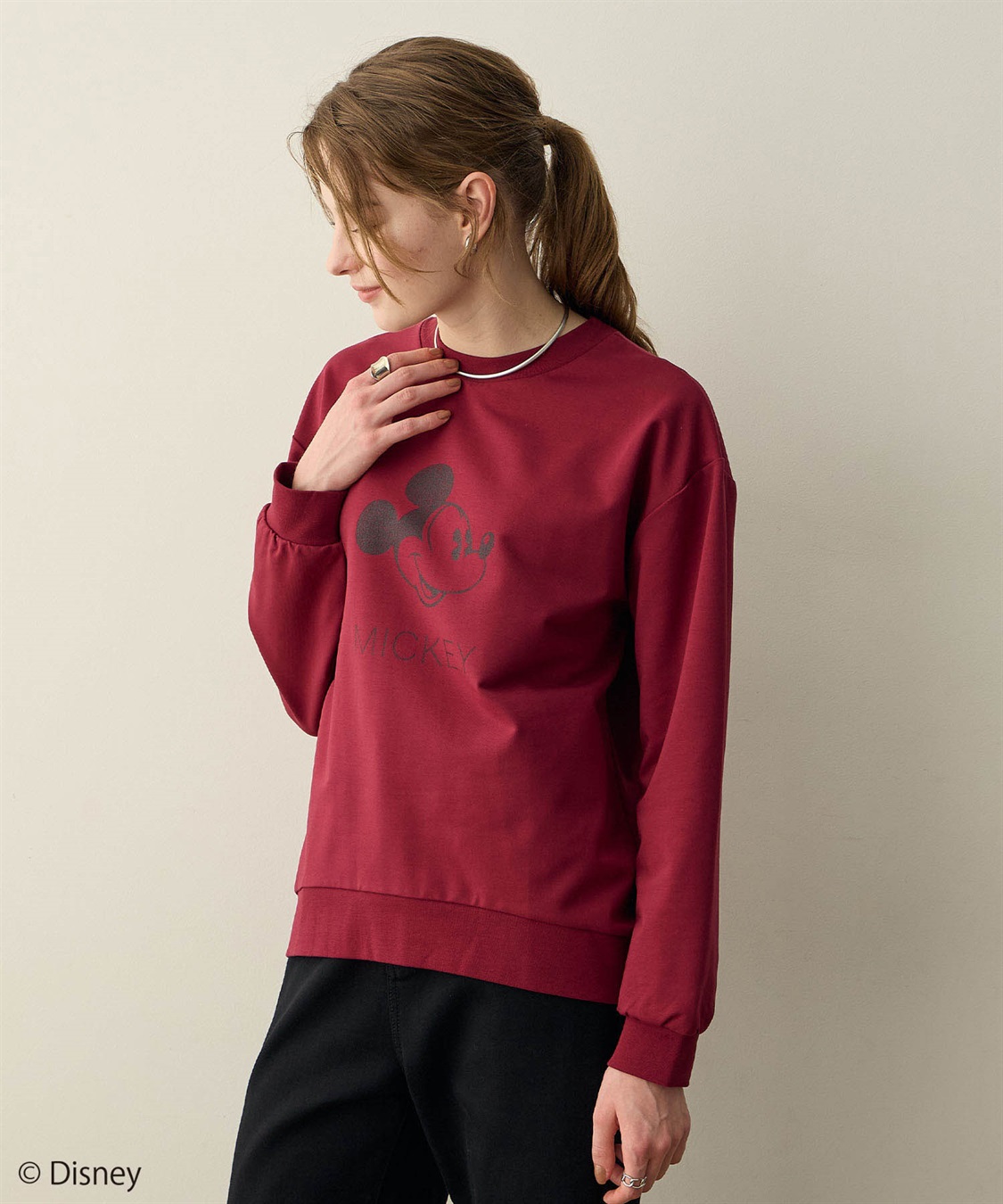LE SOUK HOLIDAY Mickey Mouse／モチーフスウェット_sub_5