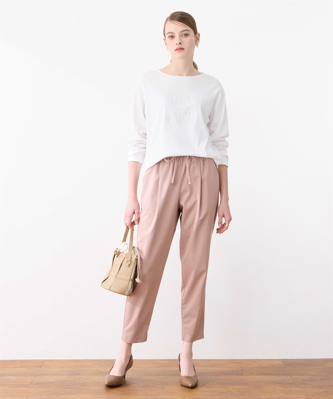 LE SOUK HOLIDAY 刺しゅうロングTシャツ_sub_16