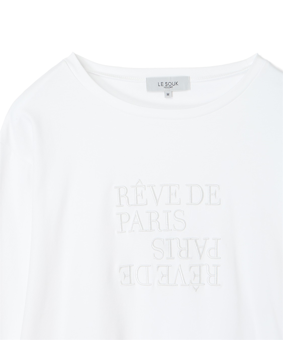 LE SOUK HOLIDAY 刺しゅうロングTシャツ_sub_23