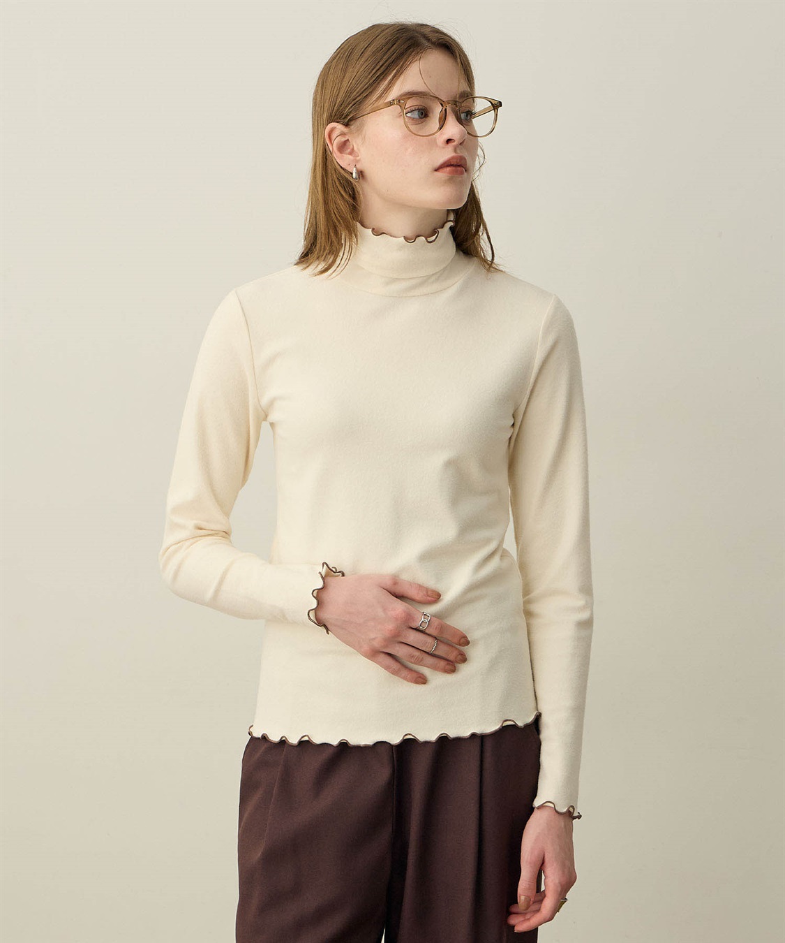 LE SOUK HOLIDAY メローハイネックプルオーバー_sub_1