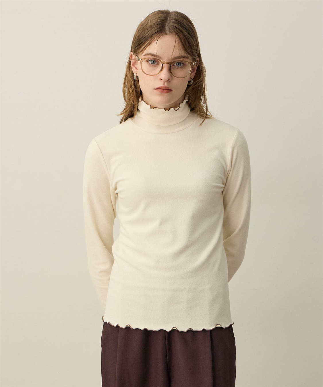 LE SOUK HOLIDAY メローハイネックプルオーバー_sub_2