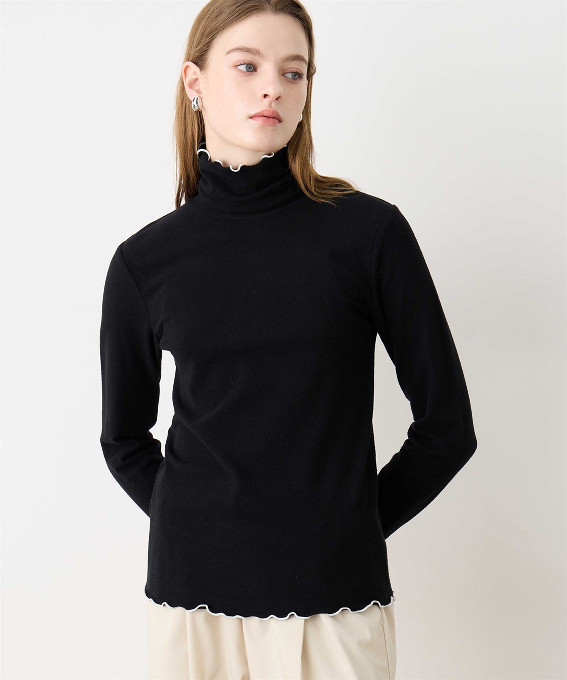 LE SOUK HOLIDAY メローハイネックプルオーバー_sub_5