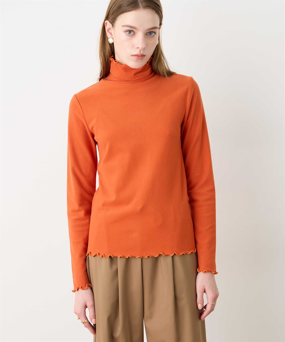 LE SOUK HOLIDAY メローハイネックプルオーバー（差し色）_sub_3