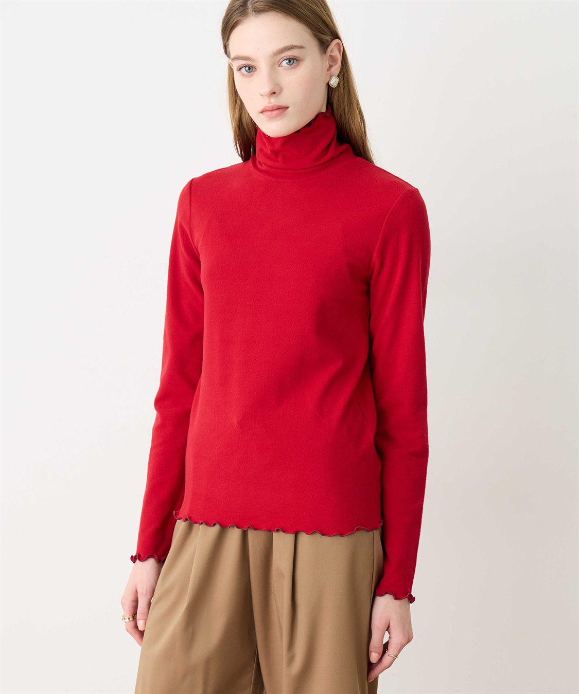 LE SOUK HOLIDAY メローハイネックプルオーバー（差し色）_sub_7